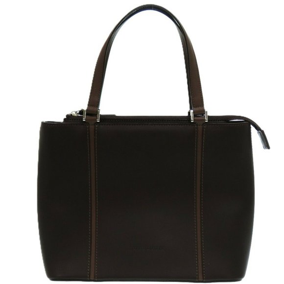 Burberry Nova Check Leather Brown Tote Bag 1640BURBERRY - Picture 1 of 11